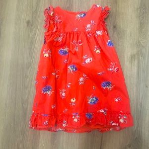 Girls red gap dress size 6T